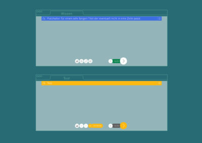 Entwicklungsstufe 3 – Funktionsgruppen freischwebend auf dem Desktop