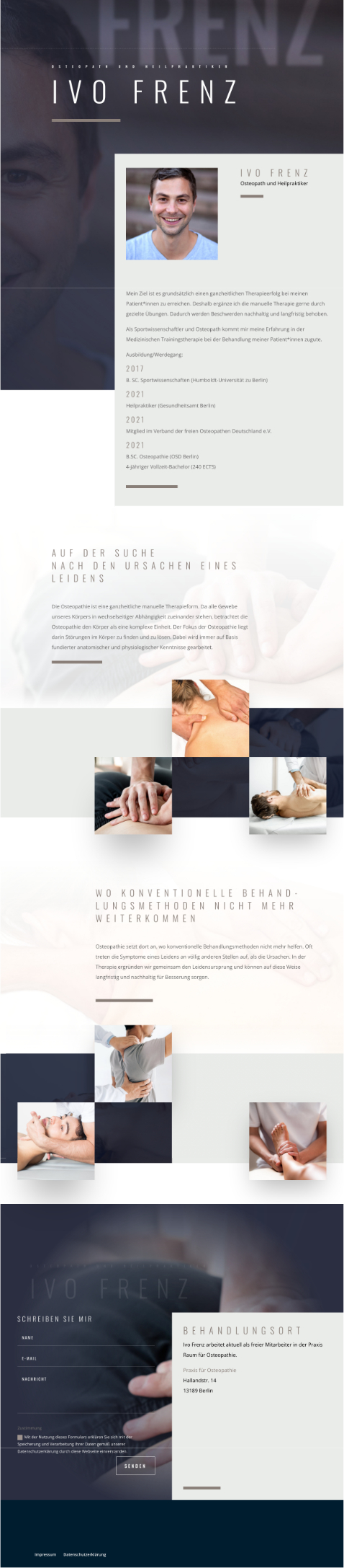 Internetauftritt Osteopathie Frenz 02b